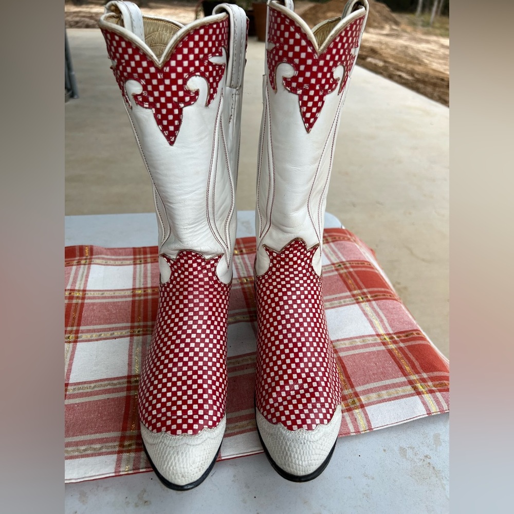 Collector Vintage Tony Lama Black Label boots 6